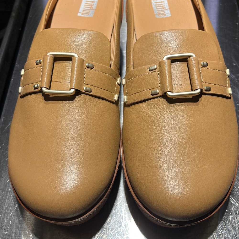 Fitflop Platform Mules sz 6. Light Tan - Picture 6 of 9